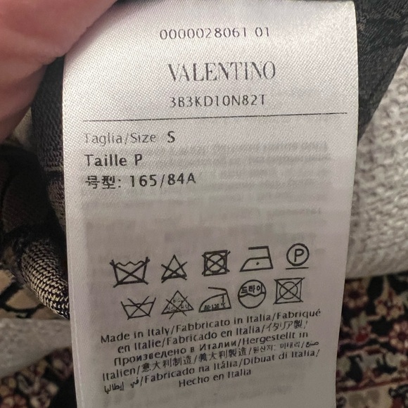 Authentic Valentino v logo dress size xs/s - Picture 7 of 7